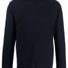 Men Knitted Sweaters Maison-Kitsune Jil Sander cashmere-knit roll-neck Jumper Blue