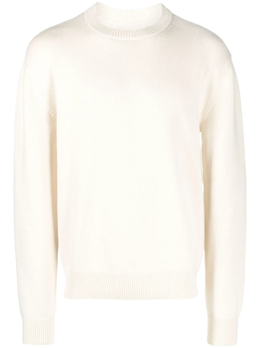 Maison-Kitsune Jil Sander cotton-cashmere Jumper Neutrals Men Knitted Sweaters