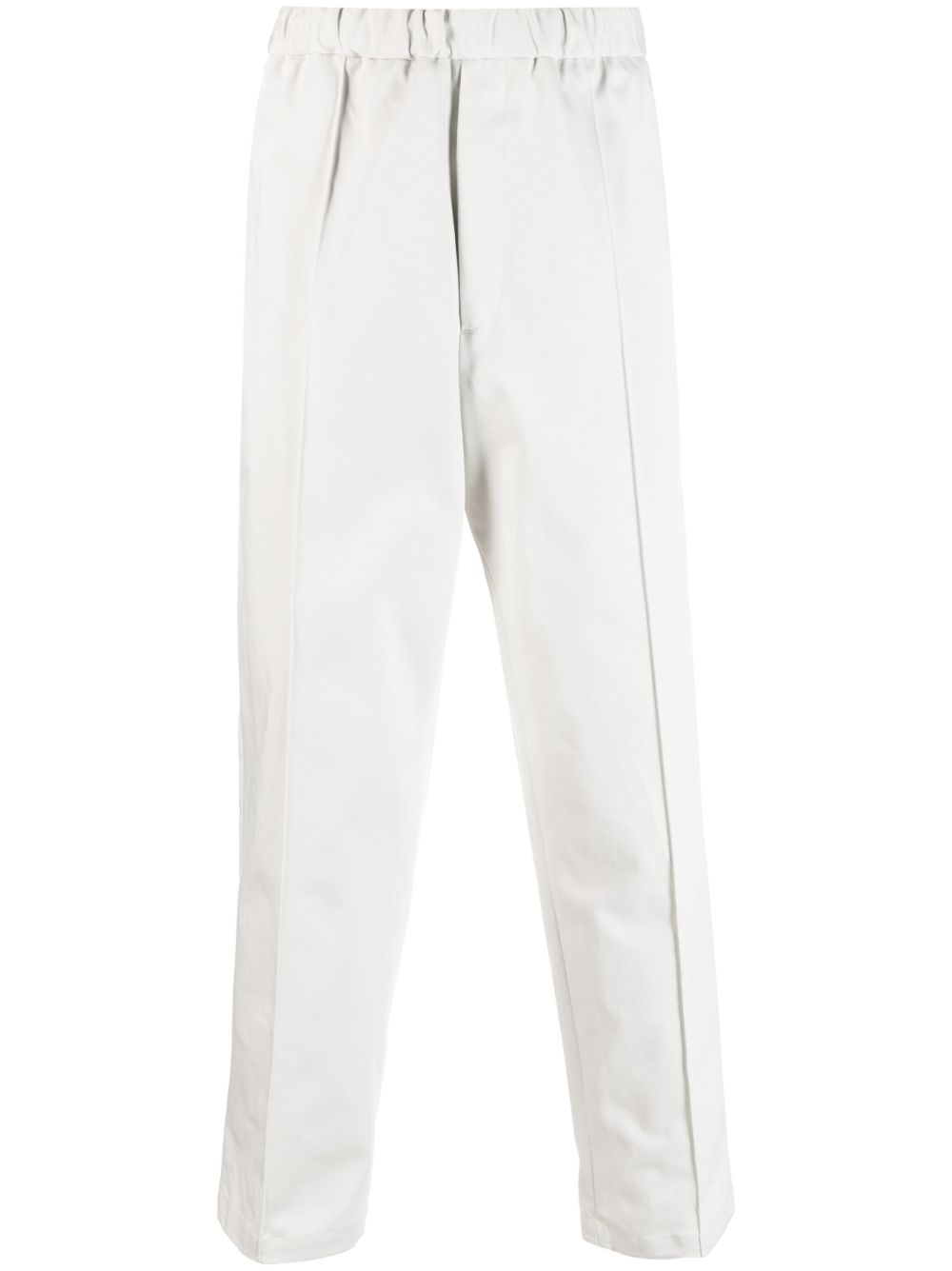 Jil Sander elasticated-waist straight-leg Trousers Neutrals Maison-Kitsune Men Regular-Fit & Straight Leg Pants