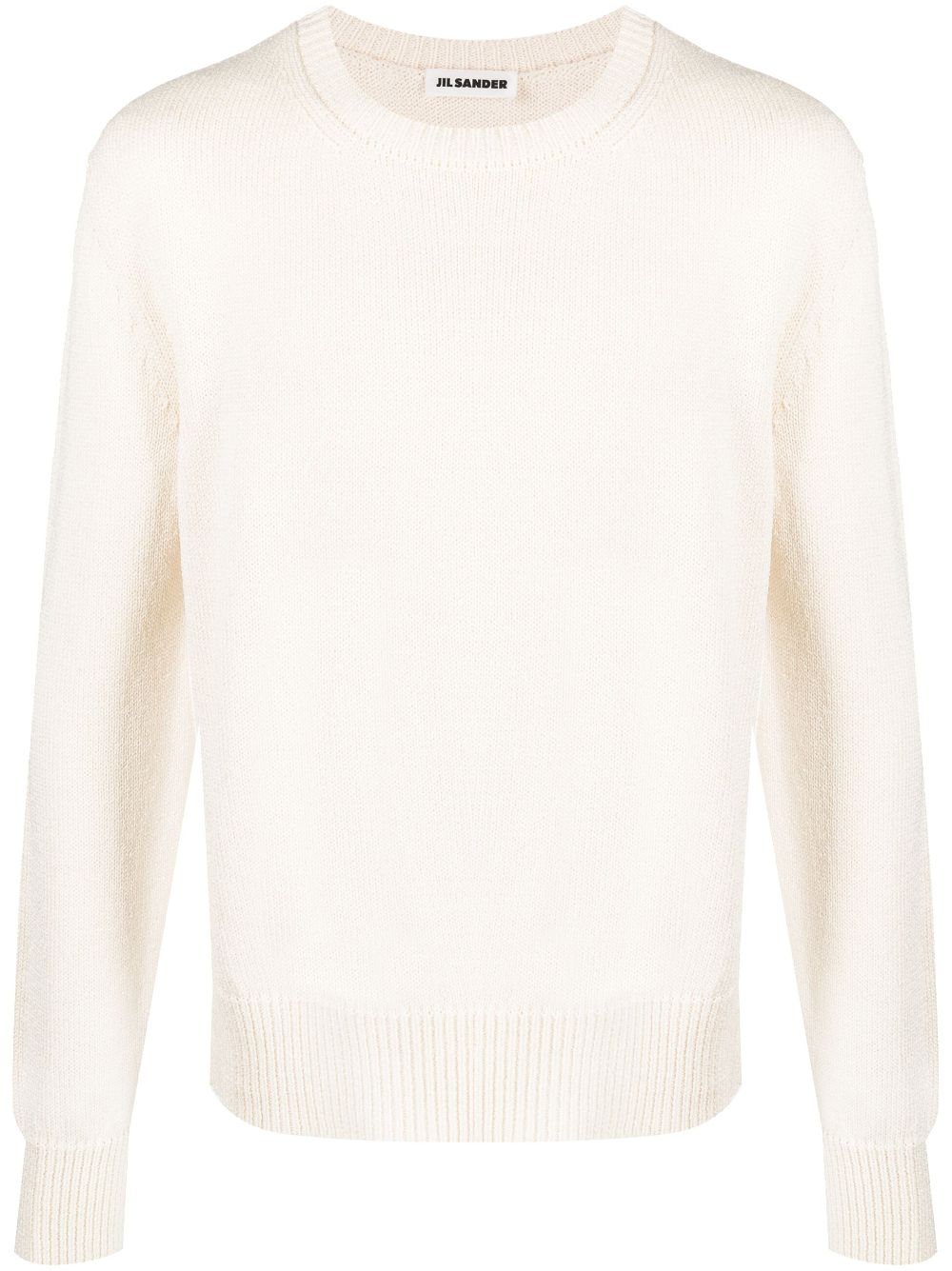Jil Sander crew-neck Knitted Jumper Neutrals Maison-Kitsune Men Knitted Sweaters