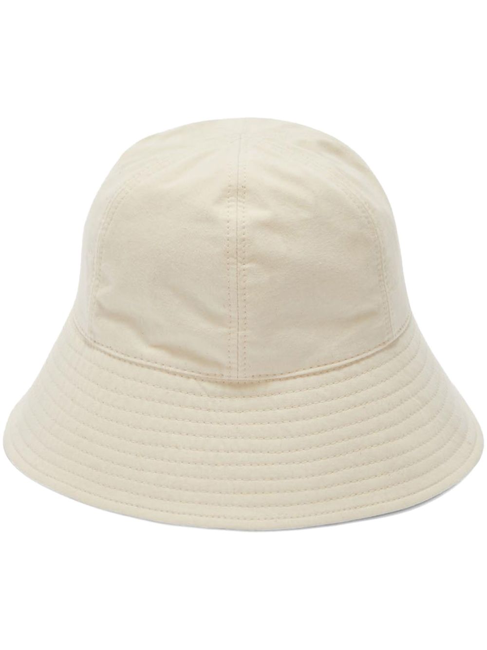 Men Hats Maison-Kitsune Jil Sander wide-brim Cotton Bucket Hat Neutrals