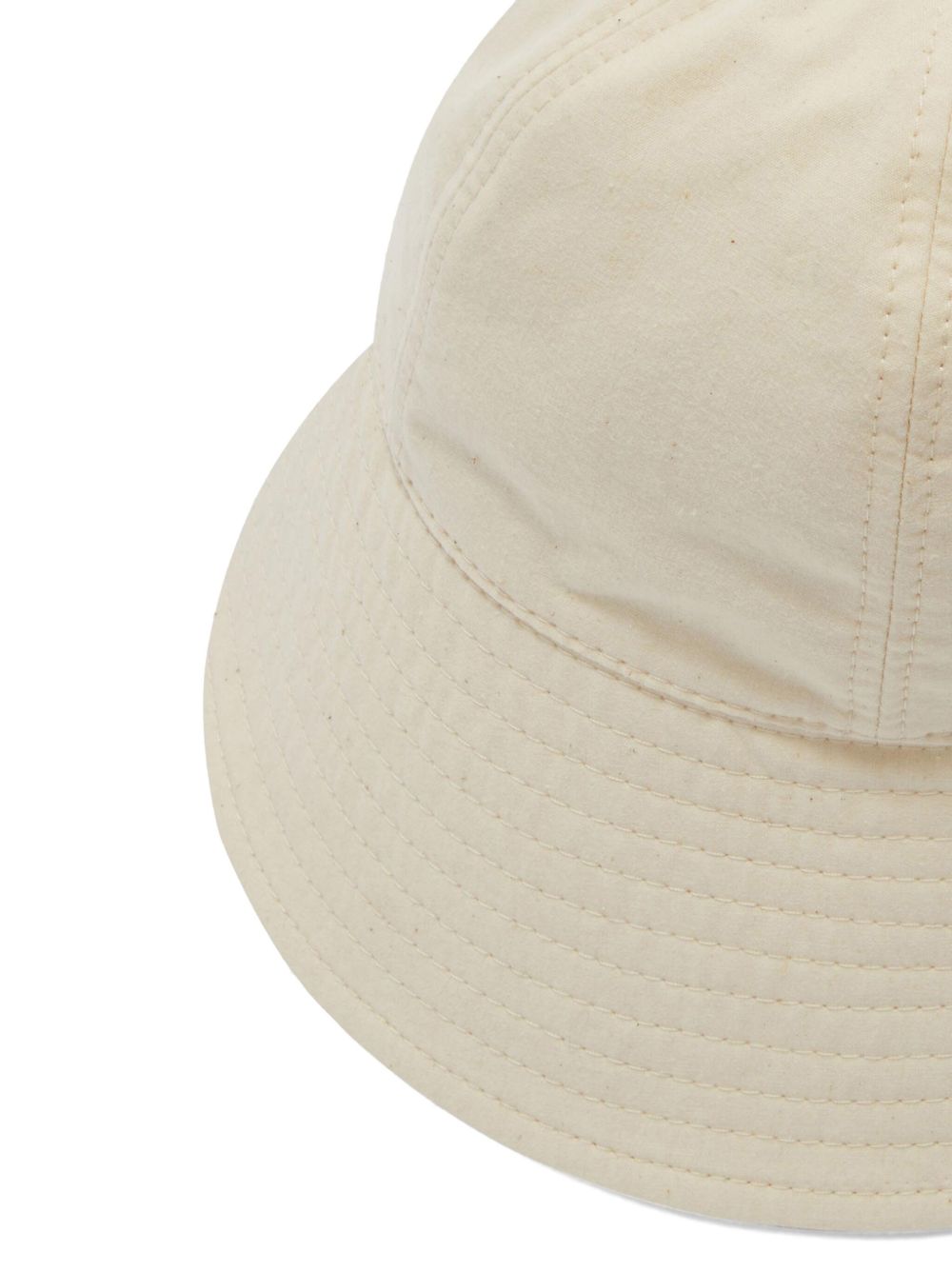 Men Hats Maison-Kitsune Jil Sander wide-brim Cotton Bucket Hat Neutrals