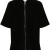 Jil Sander + Towelling zip-up Shirt Black Men Shirts Maison-Kitsune