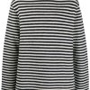 Jil Sander Striped Wool Jumper White Men Knitted Sweaters Maison-Kitsune