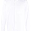 Jil Sander concealed-front Fastening Poplin Shirt White Maison-Kitsune Men Shirts