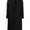 Maison-Kitsune Jil Sander double-breasted Wool Coat Black Men Double Breasted Coats