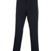 Jil Sander Tailored cotton-wool Blend Trousers Blue Men Skinny Pants Maison-Kitsune