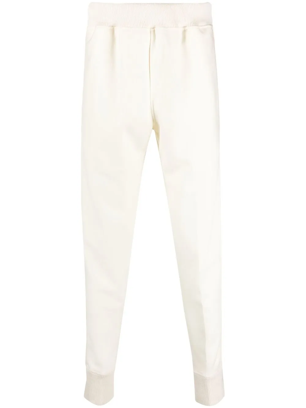 Maison-Kitsune Jil Sander elasticated-waistband Wool Track Pants Neutrals Men Sweatpants
