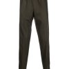 Jil Sander Elasticated Wool Track Pants Green Maison-Kitsune Men Sweatpants