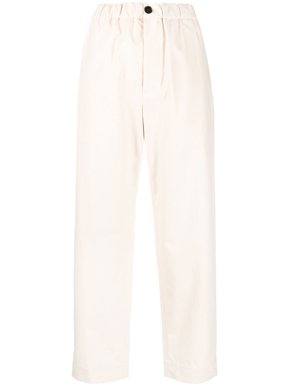 Maison-Kitsune Regular-Fit & Straight Leg Pants Men Jil Sander Cropped straight-leg Trousers Neutrals