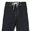 Jil Sander contrast-stitch Swim Shorts Black Maison-Kitsune Men Swim & Board Shorts