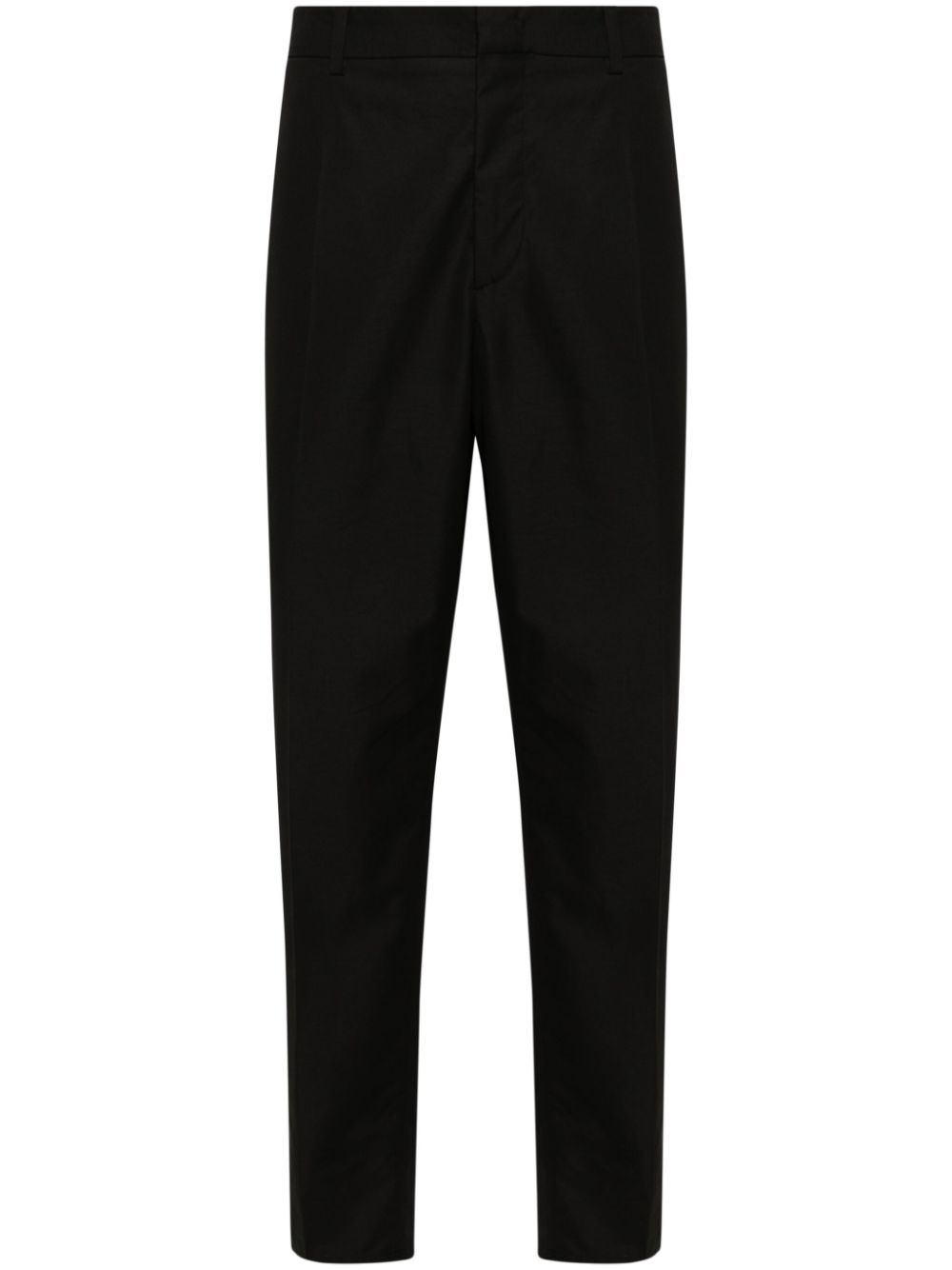 Maison-Kitsune Jil Sander Tapered Trousers Black Men Tapered Pants