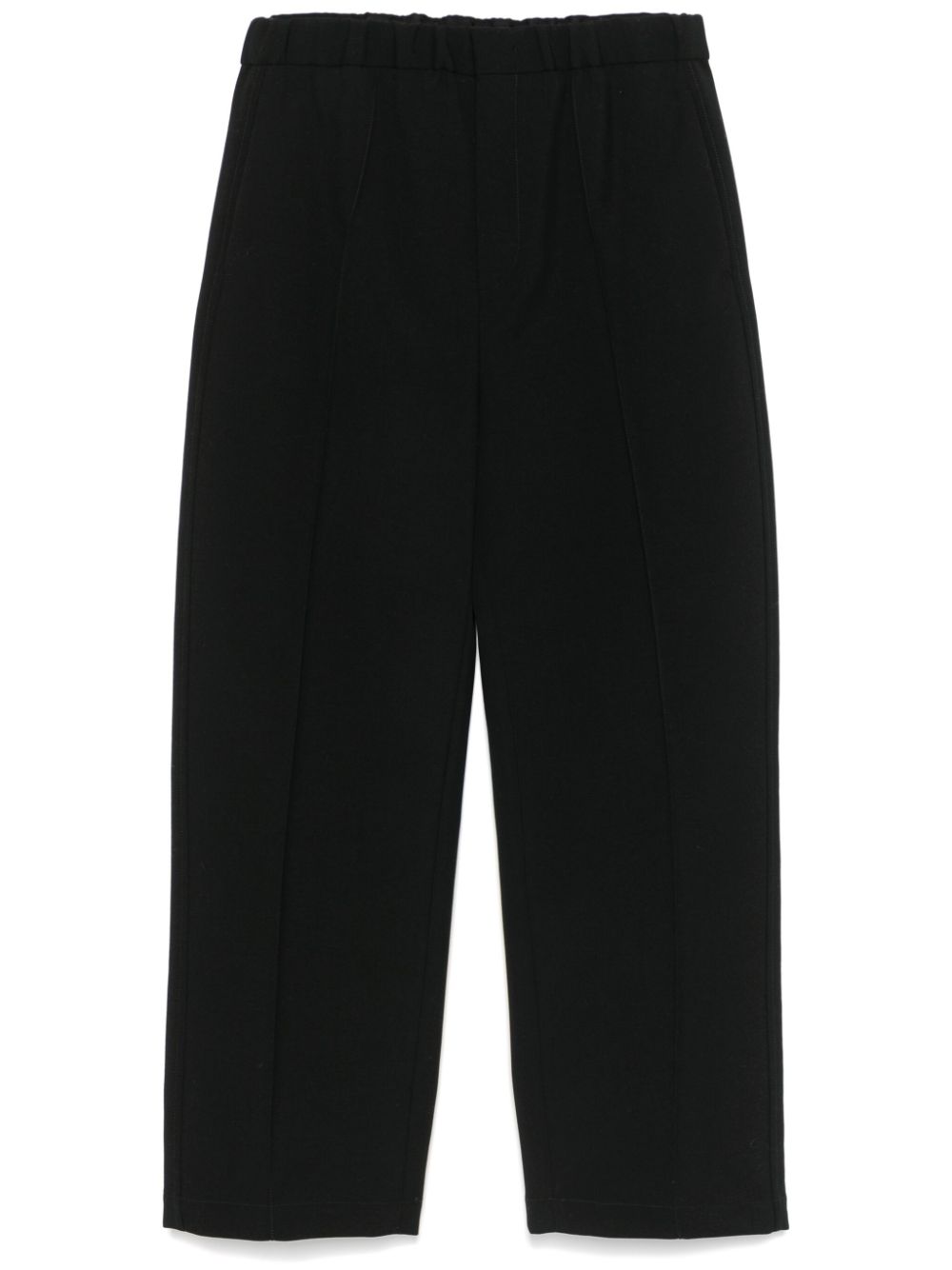 Jil Sander Textured Wool Trousers Black Men Tailored Pants Maison-Kitsune