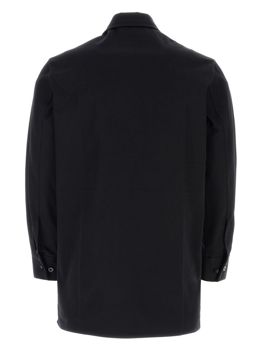 Jil Sander bead-embellished Cotton Shirt Blue Men Shirts Maison-Kitsune