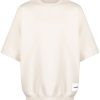 Jil Sander short-sleeve Cotton Sweatshirt Neutrals Men Sweatshirts Maison-Kitsune