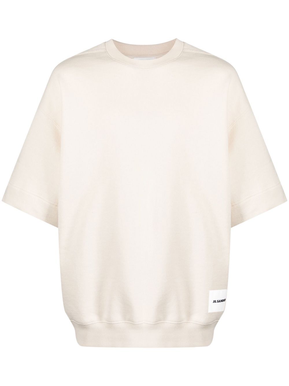 Jil Sander short-sleeve Cotton Sweatshirt Neutrals Men Sweatshirts Maison-Kitsune