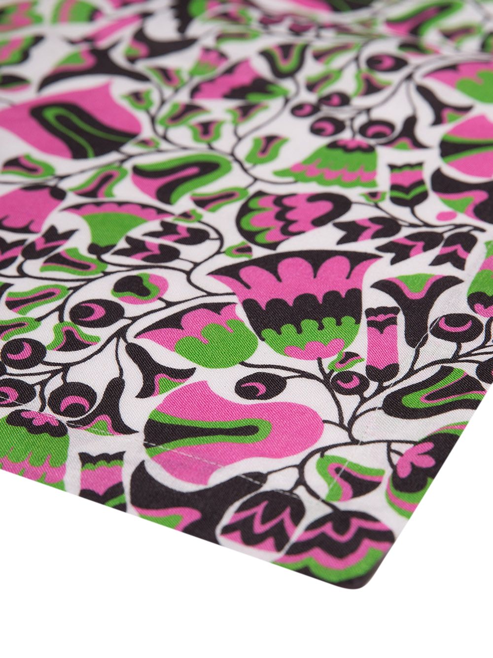 Maison-Kitsune Table Linens Men La DoubleJ Tulip Print Cocktail Napkin Pink