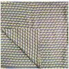 Maison-Kitsune La DoubleJ geometric-print Tablecloth Pink Men Blankets & Throws