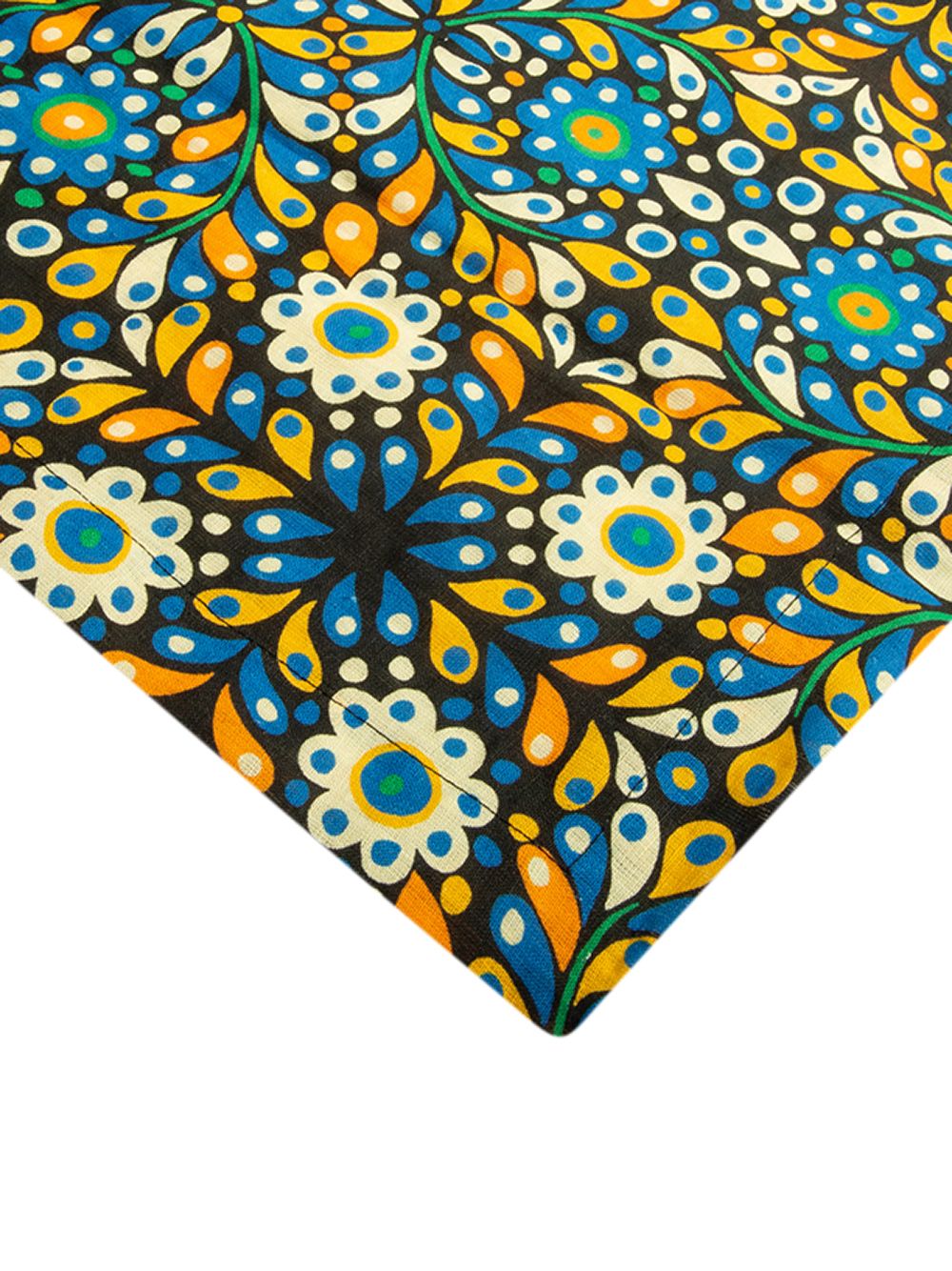 La DoubleJ Small Floral Table Cloth Blue Men Table Linens Maison-Kitsune