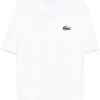Lacoste logo-appliquéd T-shirt White Maison-Kitsune Men T-Shirts