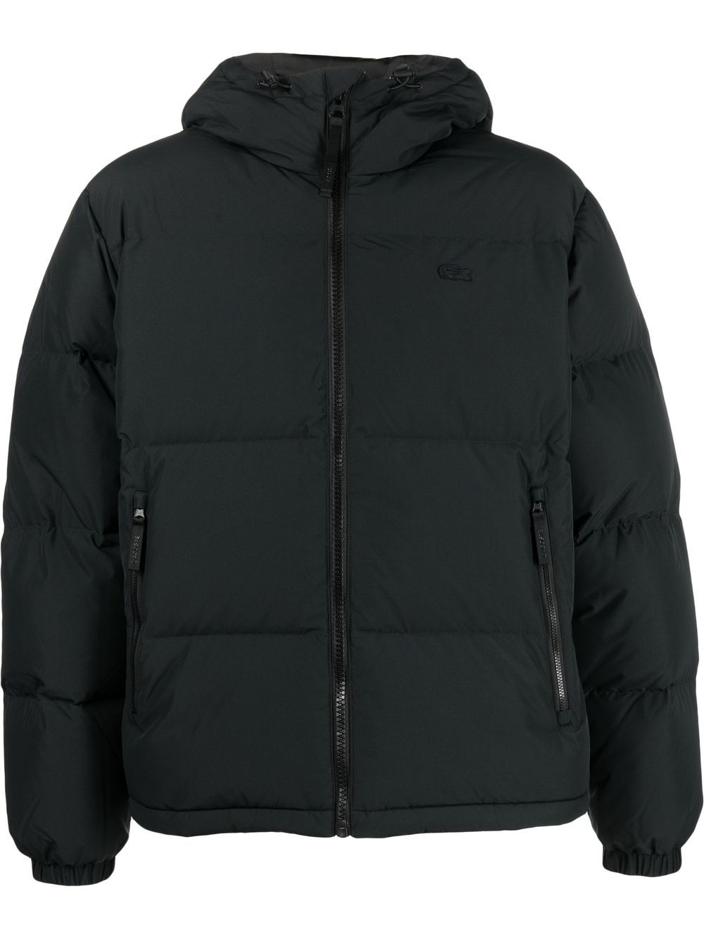 Men Down Jackets Maison-Kitsune Lacoste zip-fastening Padded Jacket Black