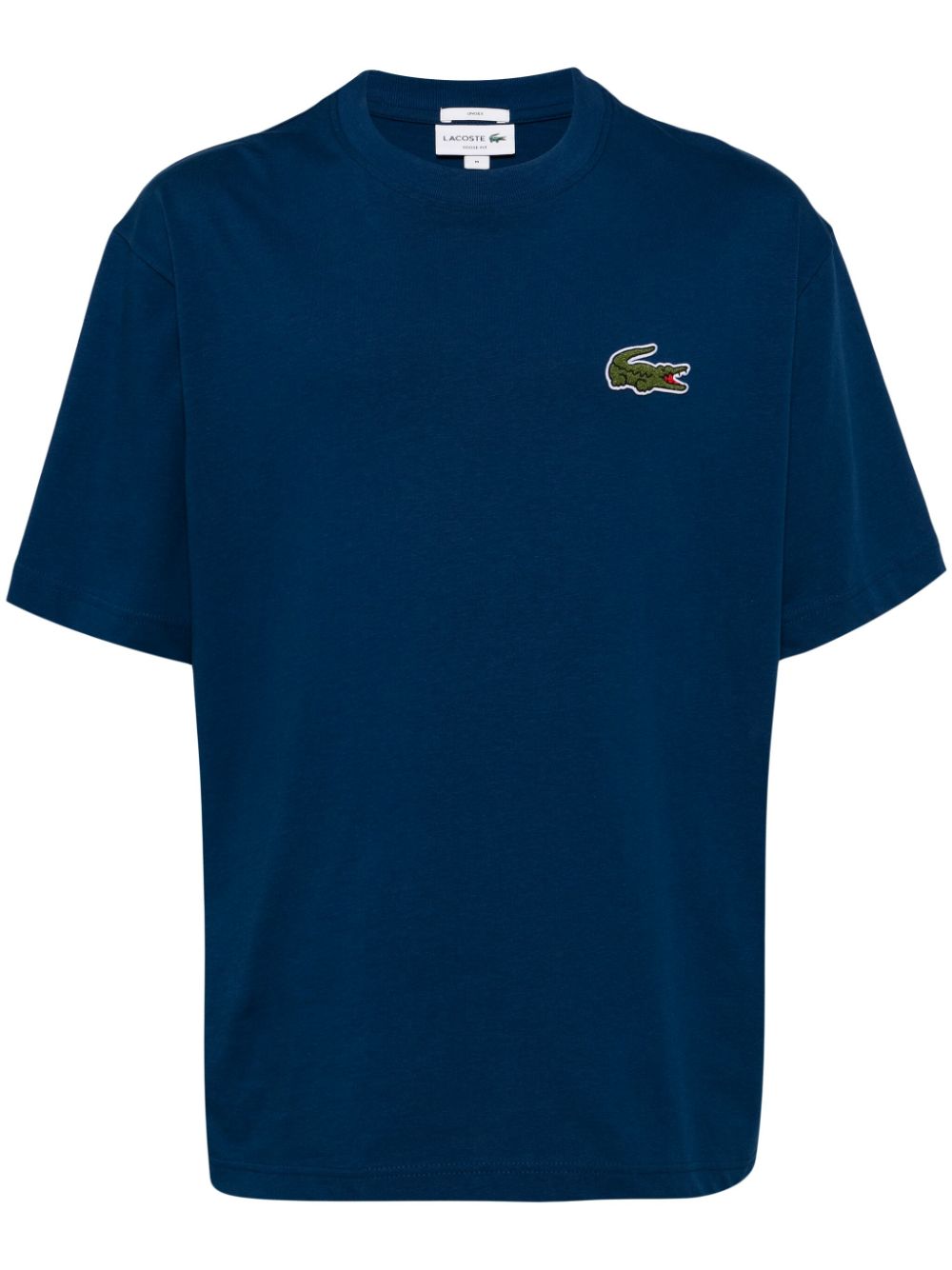 Lacoste logo-appliqué T-shirt Blue Men T-Shirts Maison-Kitsune