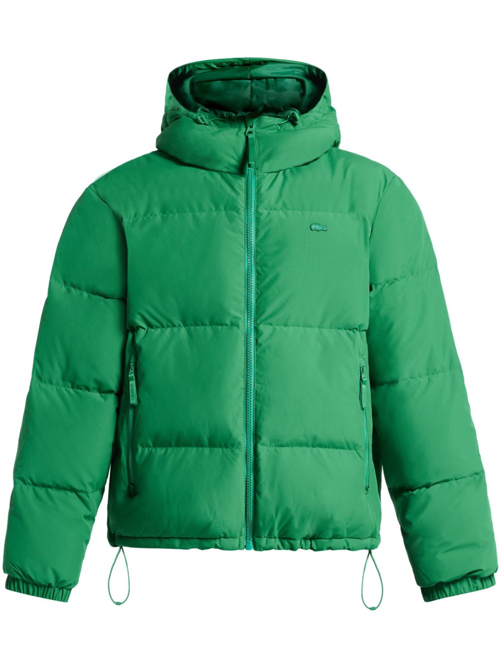 Lacoste water-repellent Quilted Jacket Green Men Down Jackets Maison-Kitsune