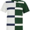 Lacoste Logo Polo Shirt White Men Polo Shirts Maison-Kitsune