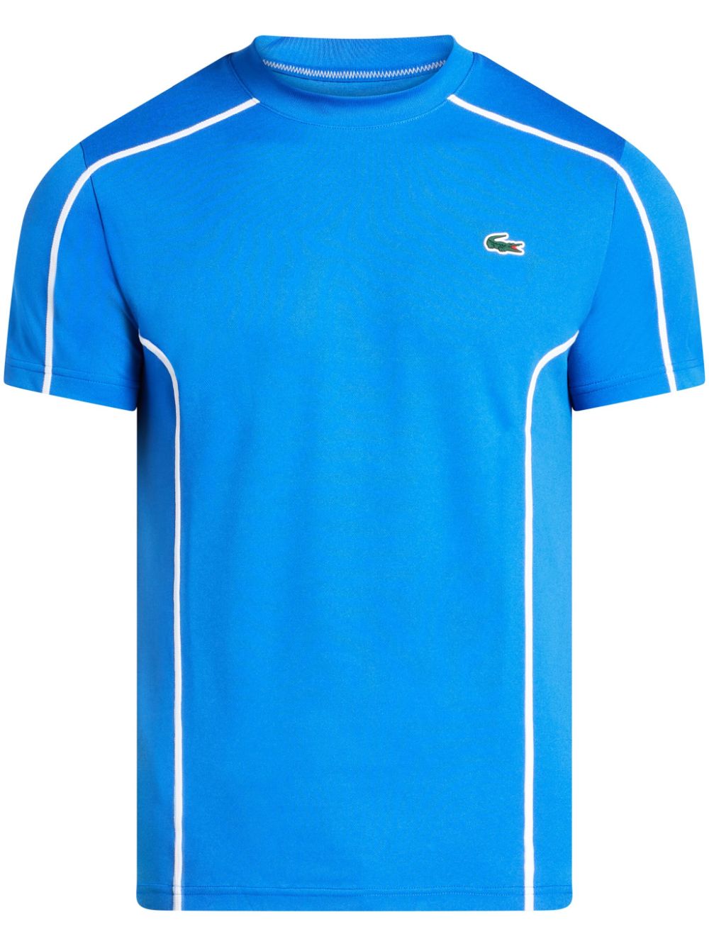 Lacoste Ultra Dry logo-appliqué T-shirt Blue Maison-Kitsune Men T-Shirts