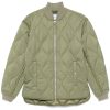 Maison-Kitsune Down Jackets Men Lacoste logo-embroidered Waterproof Jacket Green