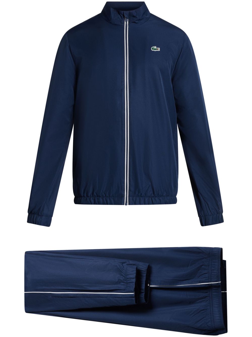 Men Performance Track Jackets Maison-Kitsune Lacoste Tennis Tracksuit Blue