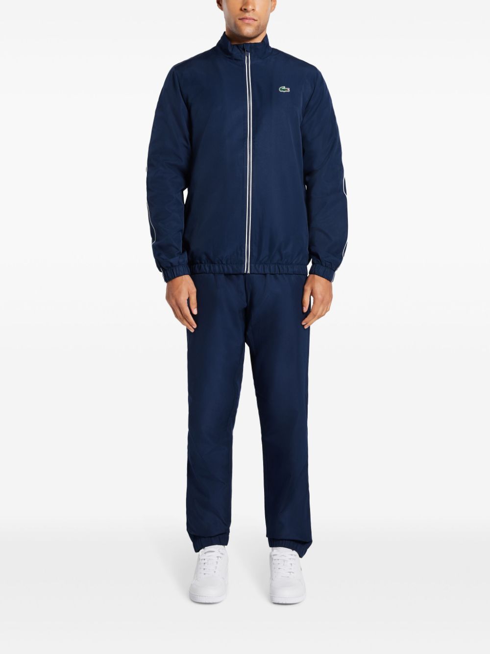 Men Performance Track Jackets Maison-Kitsune Lacoste Tennis Tracksuit Blue