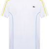 Maison-Kitsune Lacoste Tennis Piqué T-shirt White Men T-Shirts