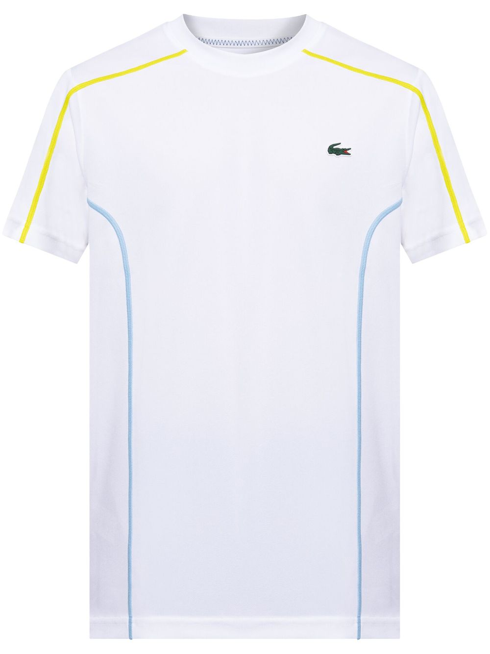 Maison-Kitsune Lacoste Tennis Piqué T-shirt White Men T-Shirts