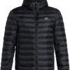 Maison-Kitsune Lacoste water-repellent Padded Jacket Black Men Down Jackets