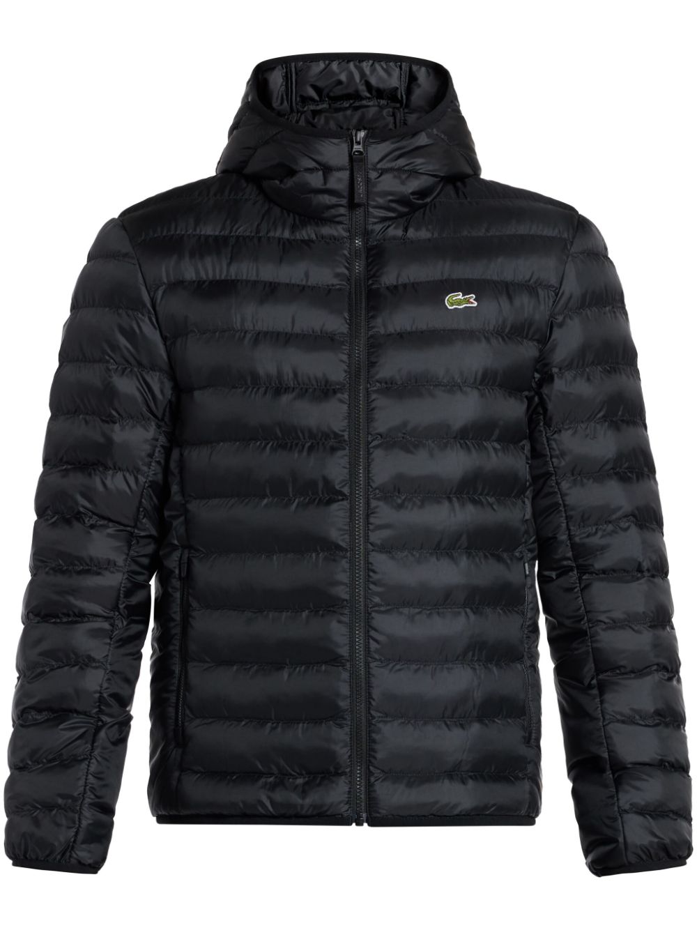 Maison-Kitsune Lacoste water-repellent Padded Jacket Black Men Down Jackets