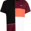 Lacoste logo-appliqué colour-block Polo Shirt Multicolour Maison-Kitsune Men Polo Shirts