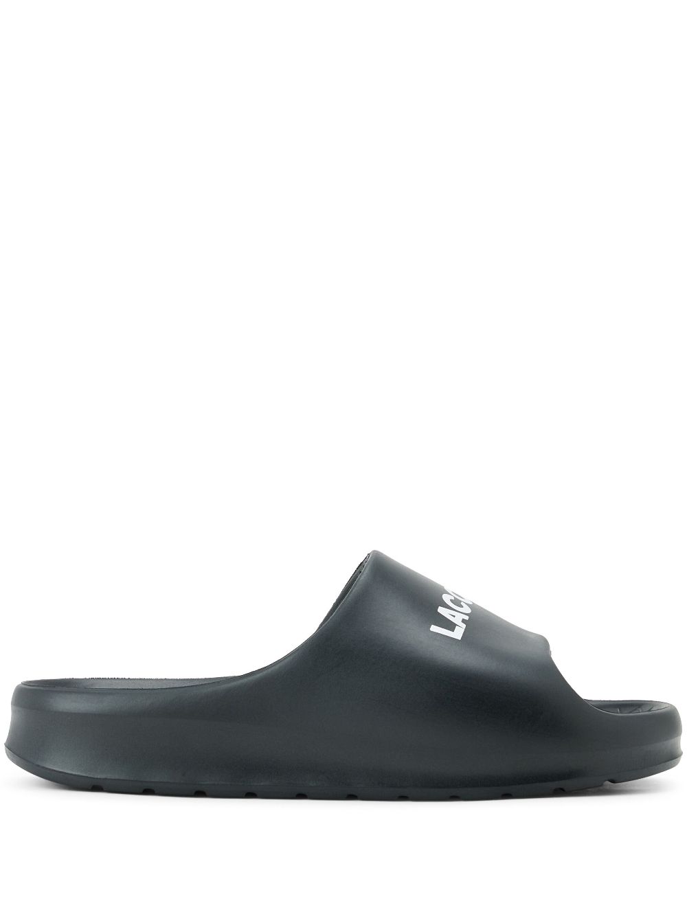 Lacoste Serve 2.0 Slides Black Maison-Kitsune Men Flip Flops & Slides