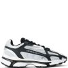 Maison-Kitsune Lacoste L003 Panelled Sneakers Grey Men Low-Tops