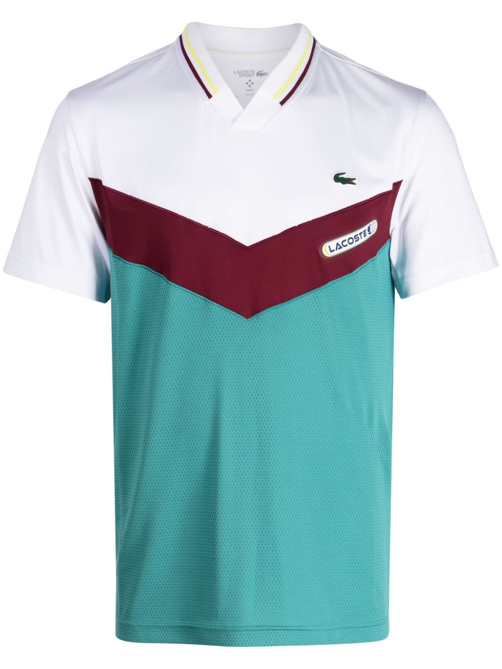 Maison-Kitsune Polo Shirts Men Lacoste Tennis x Daniil Medvedev logo-patch Polo Shirt White
