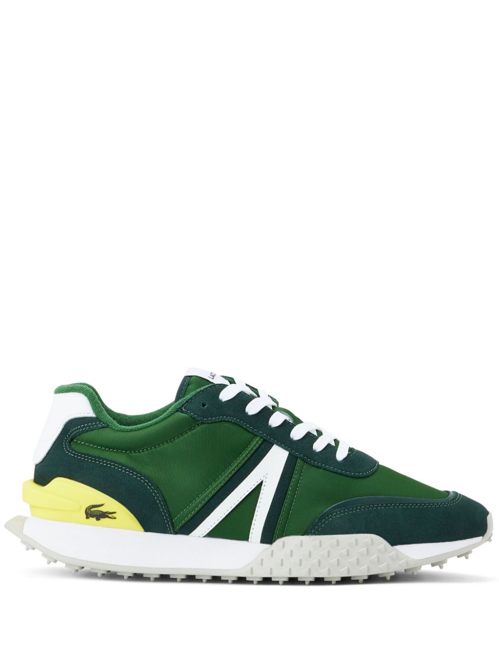 Maison-Kitsune Lacoste L-Spin Panelled Sneakers Green Men Low-Tops