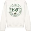 Maison-Kitsune Lacoste logo-print Sweatshirt White Men Sweatshirts