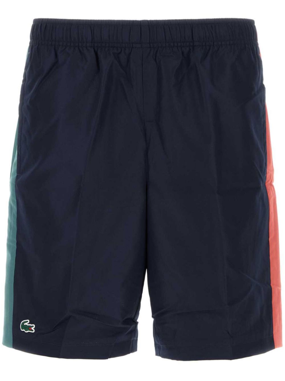 Maison-Kitsune Lacoste colour-block Bermuda Shorts Blue Men Bermuda Shorts