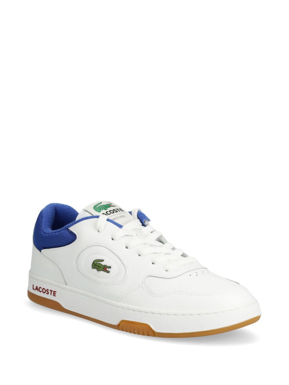 Lacoste appliqué-logo low-top Sneakers White Maison-Kitsune Men Low-Tops