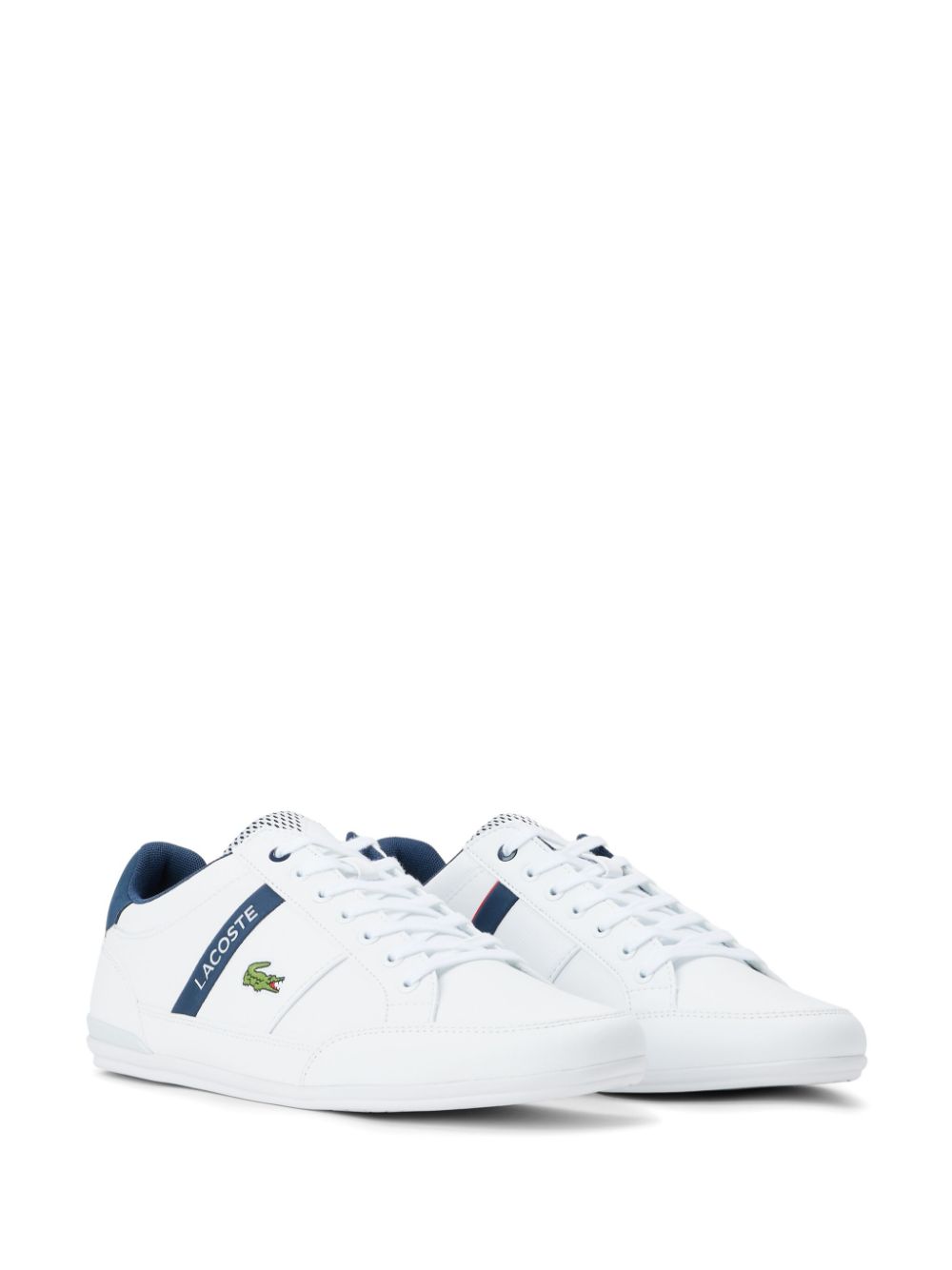 Lacoste Chaymon logo-embroidered Sneakers White Maison-Kitsune Men Low-Tops