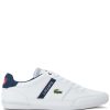 Lacoste Chaymon logo-embroidered Sneakers White Maison-Kitsune Men Low-Tops