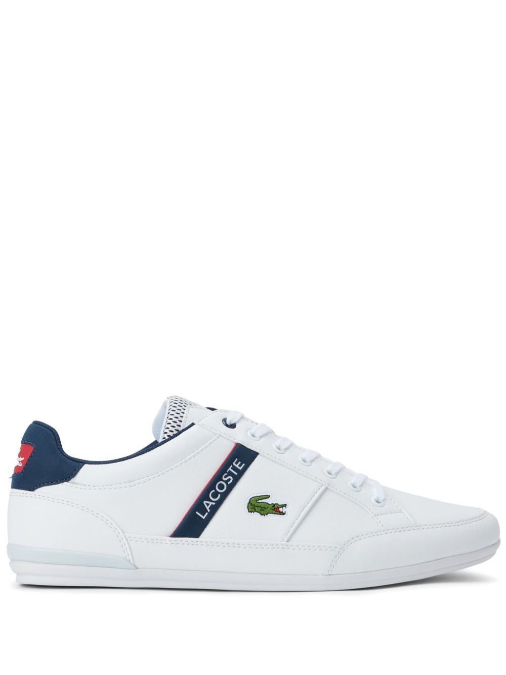 Lacoste Chaymon logo-embroidered Sneakers White Maison-Kitsune Men Low-Tops