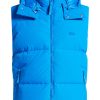 Lacoste Quilted Down Gilet Blue Maison-Kitsune Men Waistcoats & Gilets