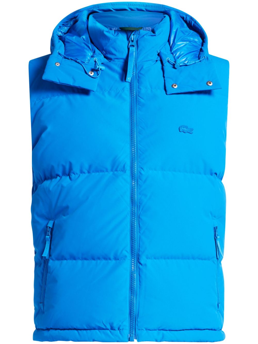 Lacoste Quilted Down Gilet Blue Maison-Kitsune Men Waistcoats & Gilets