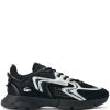 Maison-Kitsune Low-Tops Men Lacoste L003 Neo Panelled Sneakers Black